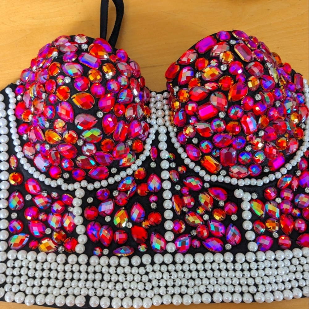 Barbiecore bustier NWT